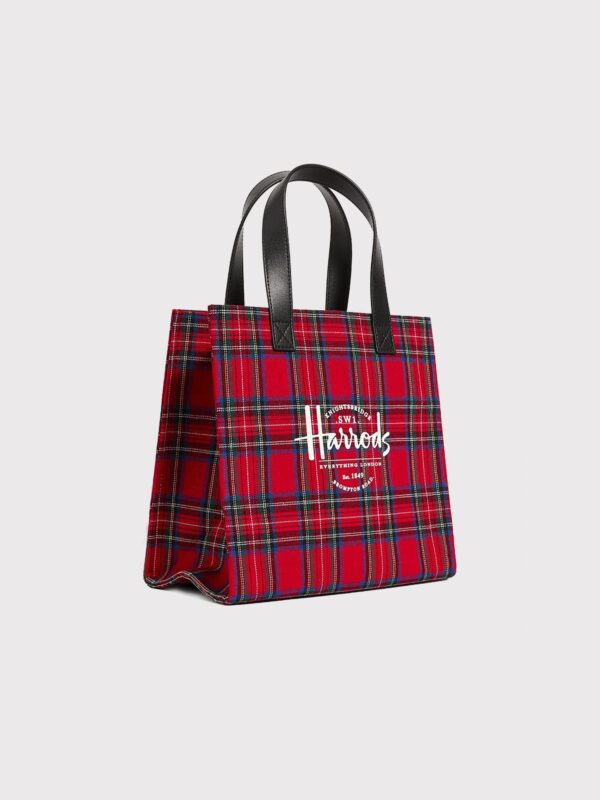 HDBA2422011-1-uni Harrods 英倫風格紋皮革手提包