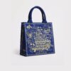 HDBA2542001-1-uni Harrods 金絲刺繡建築手提包