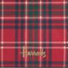 Harrods Small Tartan Tote Bag 內袋插袋細節，展示實用收納設計