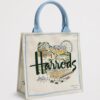 HDBA2632001-00_2-mc Harrods 城市故事帆布袋側面與底部,展示可拆卸硬底座結構與袋身深度