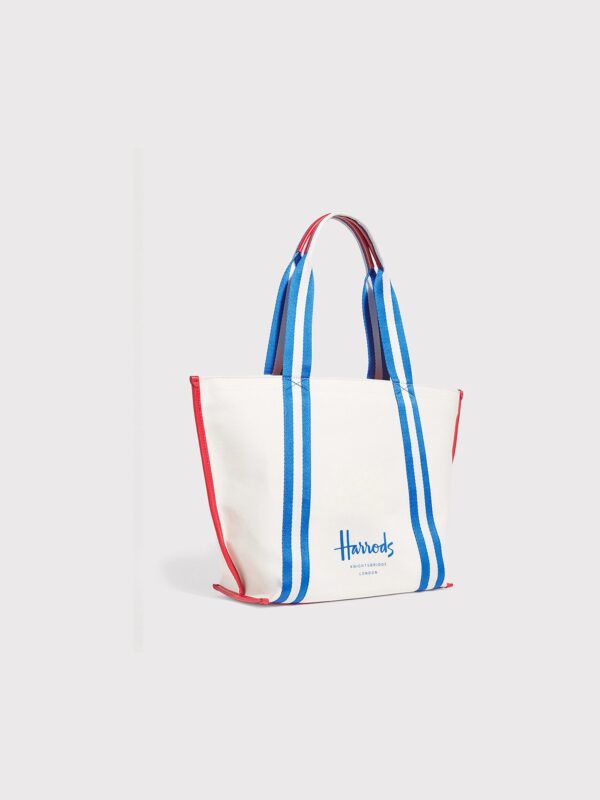 HDBB2532001-uni Harrods Britannia 英國國旗配色大容量帆布托特包