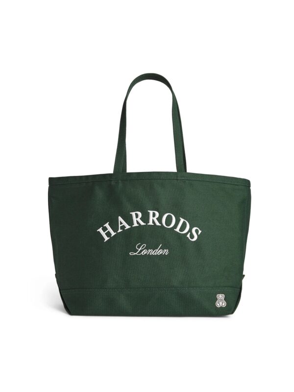 HDBB2632002-55_1-1-uni Harrods 經典刺繡 Logo 中型棉質托特包