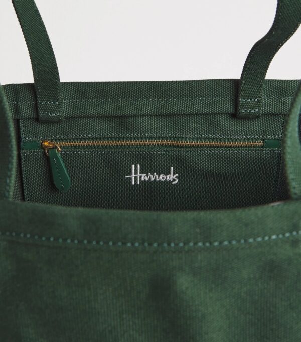 HDBB2632002-55_3-mc Harrods 托特包內部結構,顯示內建拉鍊口袋設計