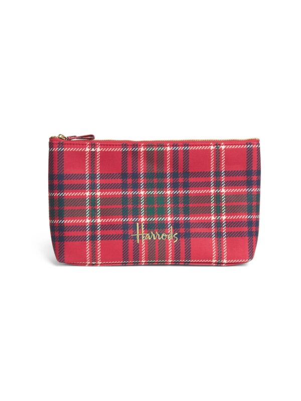 HDBE2630001-14_1-1-uni Harrods 經典蘇格蘭格紋棉質Logo拉鍊小包