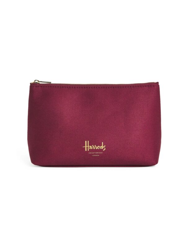 HDBE2630005-18_1-1-uni Harrods 經典棉質Logo拉鍊化妝收納包