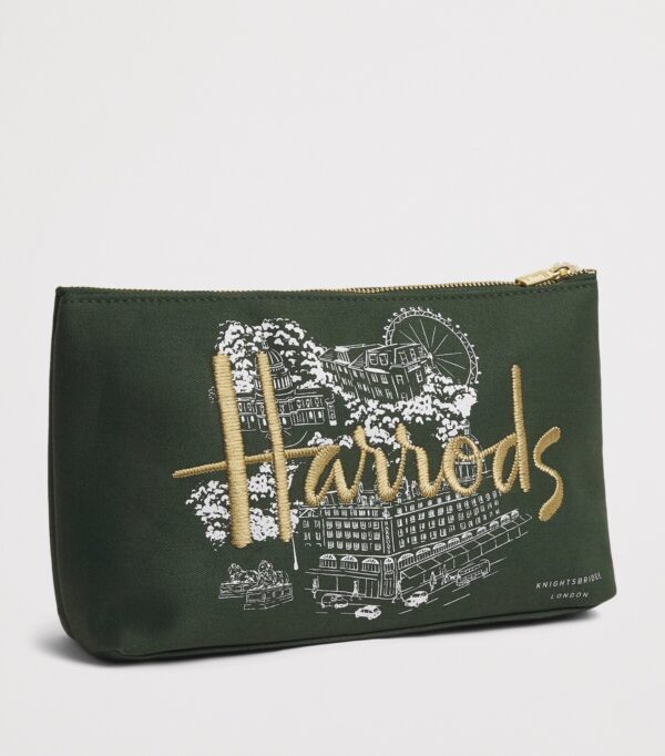 HDBE2630008-55_2 Harrods City Stories 手拿包側面角度,呈現約 6cm 立體深度與拉鍊細節