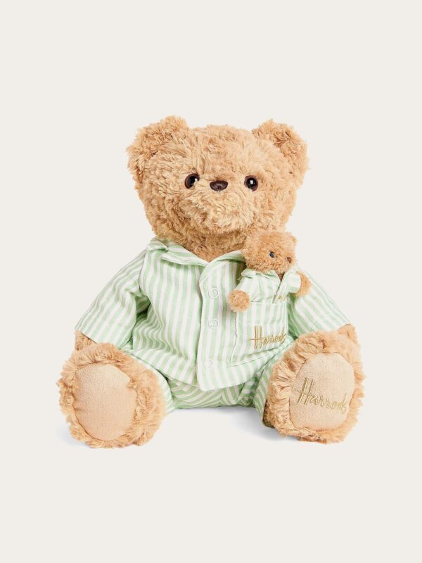HDDB2440003-1-uni Harrods 經典睡衣泰迪熊絨毛玩偶 24cm