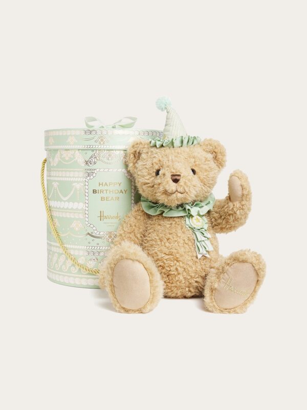 HDDB2610004-1-uni Harrods 生日快樂熊絨毛娃娃 44cm 禮盒裝