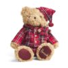 HDDB2620007-18_1-1-1-uni Harrods 格子睡衣泰迪熊絨毛娃娃(25cm)