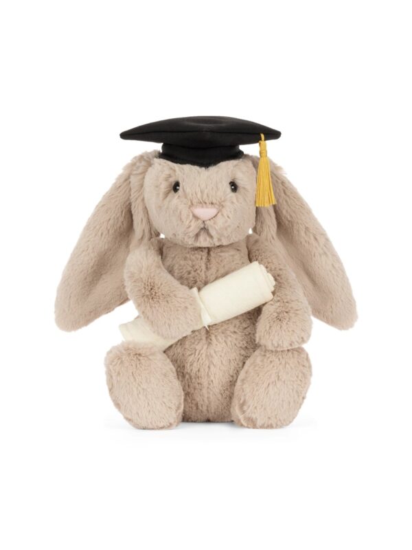 JCDB2610004-83_1-Bashful-Bunny-Graduation-Outfit-31cm-1-uni JELLYCAT 害羞兔畢業生絨毛娃娃 學士帽捲軸款