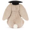 JCDB2610004-83_4-Bashful-Bunny-Graduation-Outfit-31cm-mc JELLYCAT 害羞兔畢業娃娃整體尺寸展示,約 31cm,適合作為畢業季送禮禮物