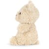 JCDB2610009-81-Bartholomew-Bear-Junior-18cm_3-mc JELLYCAT 巴塞洛繆小熊放置於嬰兒床邊場景,展現 18cm 迷你尺寸與陪伴氛圍