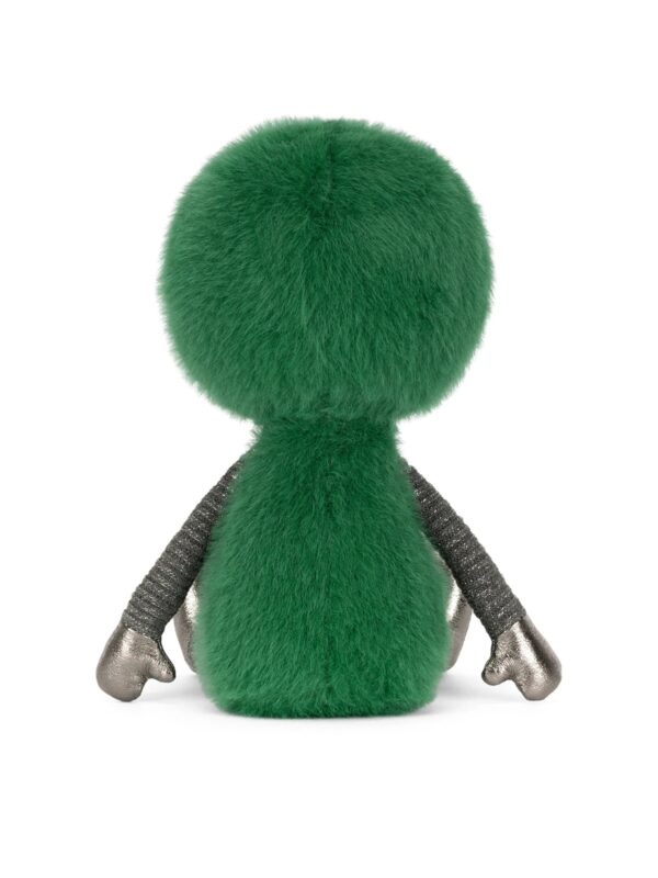 JCDB2610010-59-Zyllan-Alien-29cm_3-mc JELLYCAT Zyllan Alien 外星人娃娃整體比例展示,尺寸約 H29cm,適合擺設或抱枕使用