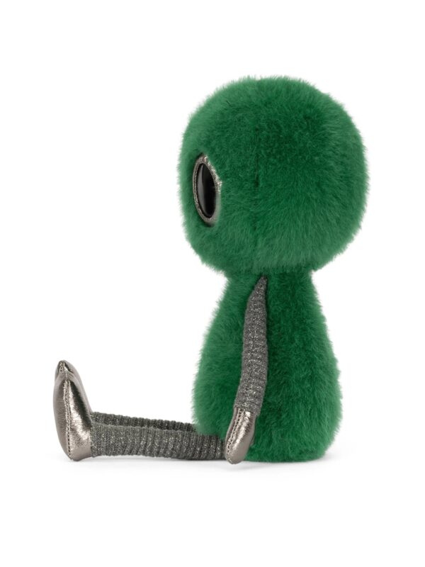 JCDB2610010-59-Zyllan-Alien-29cm_4-mc JELLYCAT Zyllan Alien 近距離特寫,突顯笑咪咪臉龐與大眼神情