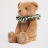 HDAS2630006-82_2 Harrods Henry Bear 毛絨筆袋側面角度,呈現立體熊耳與柔軟絨毛細節