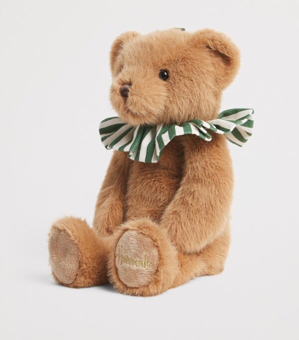 HDAS2630006-82_2 Harrods Henry Bear 毛絨筆袋側面角度,呈現立體熊耳與柔軟絨毛細節