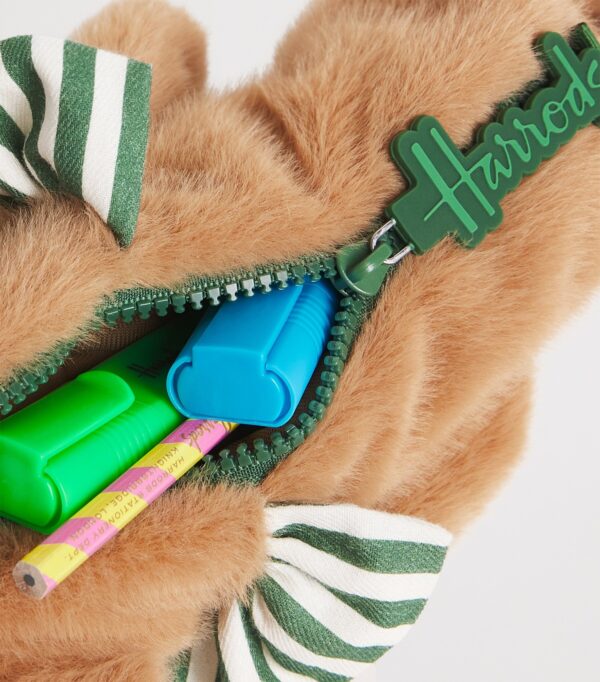 HDAS2630006-82_4 Harrods Henry Bear Plush Pencil Case 擺放文具場景,搭配書桌英倫風格陳設