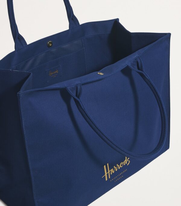 HDBB2432001-65_4 Harrods 托特包內部拉鍊口袋與棉質內裡全覽