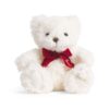 HDDB2630006-01_1-uni 英國 Harrods 2026 雪球白色泰迪熊娃娃正面,約 17cm,柔軟潔白絨毛圓潤可愛