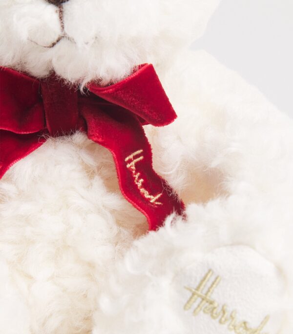 HDDB2630006-01_3 Harrods Snowball Tub Bear 近拍細節,呈現細緻絨毛質感與憨萌表情