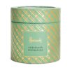 HDFC2420005-43_1-uni-1 Harrods 開心果白巧克力球禮盒正面,粉綠色外觀搭配品牌金色標誌,325g 盒裝