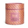 HDFC2420006-14_1-uni-1 英國 Harrods 玫瑰金可可粉裹層烤杏仁巧克力球 325g 精緻禮盒正面,呈現粉霧玫瑰金色澤