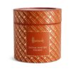HDFC2420009-86_1-uni 英國 Harrods 可可粉裹層牛奶巧克力烤核桃 270g 精緻禮盒正面,深棕色包裝搭配品牌金字標誌