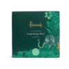 HDFT2620006-52_1-uni 英國 Harrods No.15 騎士橋混合茶 100入茶包,粉綠色輕量盒裝正面展示
