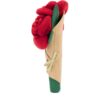 JCDB2540020-14_3 JELLYCAT Rose Bouquet 側面角度,呈現花莖細繩縫製工藝與整體花束造型