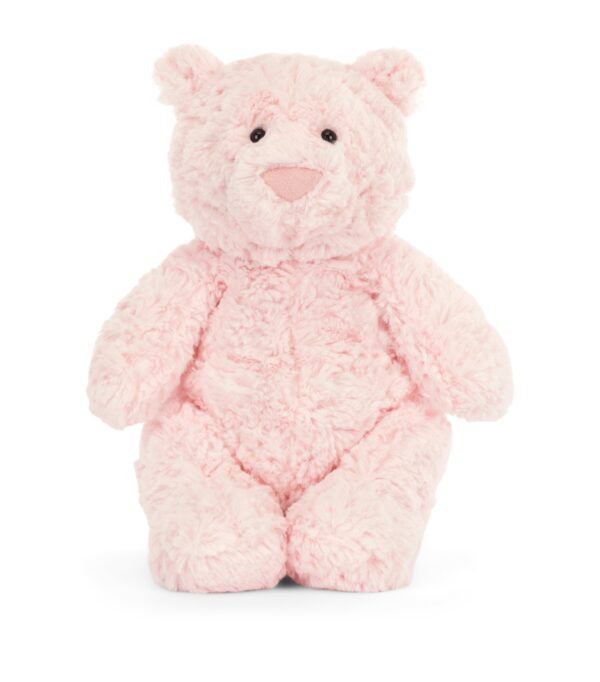 JCDB2630007-12_4 JELLYCAT Leola Bear 臉部特寫,圓潤熊耳與溫柔眼神細節