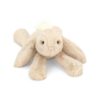 JCDB2630011-81_1-uni-1 英國 JELLYCAT Smudge Rabbit 棕色長耳絨毛兔娃娃正面,展示柔軟圓潤身形與長耳特徵