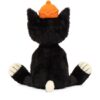 JCDB2630013-09_4 JELLYCAT Jack 傑克貓咪娃娃近距離特寫,圓潤大眼與精緻燕尾服領口細節