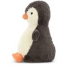 JCDB2630014-08_3 JELLYCAT Peanut Penguin 背面細節,灰色柔軟絨毛材質特寫