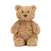 JCDB2630015-84_1-uni-1 英國 JELLYCAT Bartholomew Bear 巴塞洛繆熊棕色絨毛娃娃正面全身,圓潤療癒神情