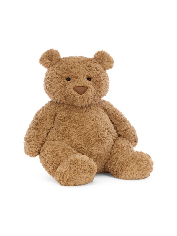 JCDB2630016-84_1-uni-1 英國 JELLYCAT Really Big Bartholomew Bear 56cm 超大巴塞羅泰迪熊正面,展示圓潤身形與柔軟淺褐色絨毛