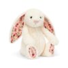 JCDB2630018-00_1-uni 英國 JELLYCAT Blossom Cream Bunny Berry 奶油白漿果兔絨毛娃娃正面全身,高約31cm