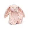 JCDB2630018-12_1-uni JELLYCAT Blossom Blush Bunny Cherry 粉紅花漾兔絨毛娃娃正面全身,約31公分高
