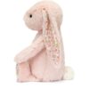 JCDB2630018-12_3 JELLYCAT Blossom Blush Bunny Cherry 娃娃背面,呈現整體圓潤可愛輪廓