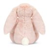JCDB2630018-12_4 JELLYCAT 粉紅花漾兔與手或場景對比,展示31cm實際大小與柔軟觸感