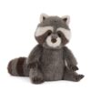 JCDB2630021-08_4 JELLYCAT Trixiwoo 小浣熊娃娃尺寸示意,約 24cm 高,適合作為嬰兒陪伴與居家擺設禮物