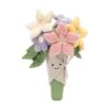 JCDB2630022-55_1-uni 英國 JELLYCAT Amuseable Bouquet of Flowers 綠色微笑花束絨毛娃娃正面全覽,高31cm