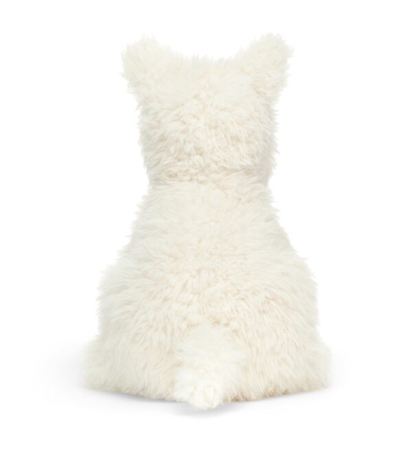 JCDB2630025-00_3 JELLYCAT Munro Scottie Dog 近距離特寫,突顯細緻絨毛材質與標誌性黑色大鼻子質感