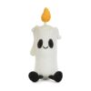 JCDB2630026-00_1-uni JELLYCAT Amuseables Flickerty Candle 閃爍蠟燭絨毛娃娃正面全景,白色蠟燭造型搭配柔和火焰細節