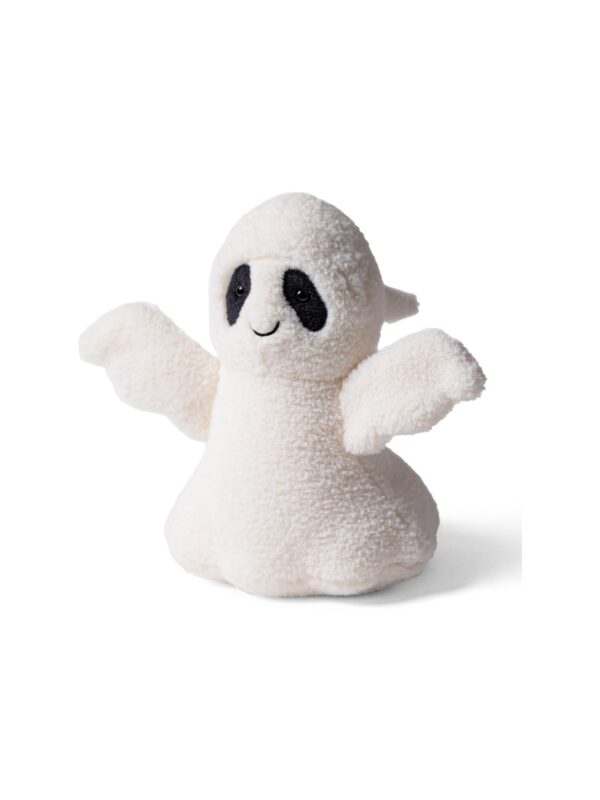 JCDB2630031-00_1-uni JELLYCAT Ghost Bob 幽靈鮑伯絨毛娃娃正面,白色連帽斗篷造型,萬聖節限定款