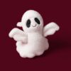 JCDB2630031-00_3 JELLYCAT Ghost Bob 與尺寸比例參考,高約19cm 手掌大小展示