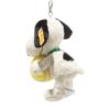 SFAK2630002-00_2 STEIFF × Snoopy 聯名掛飾側面細節,展示手工縫製質感與絨毛紋理