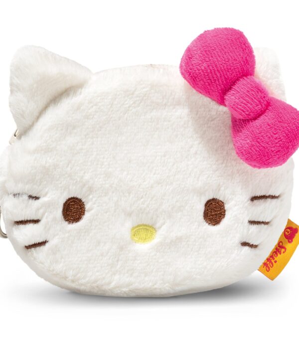 SFBE2630001-00_4 Steiff x Hello Kitty 小包拉鍊開合細節,展示內部收納空間