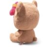 SFDB2630003-82_3 STEIFF Hello Kitty 娃娃耳部特寫,展示品牌標誌性不銹鋼耳釦細節