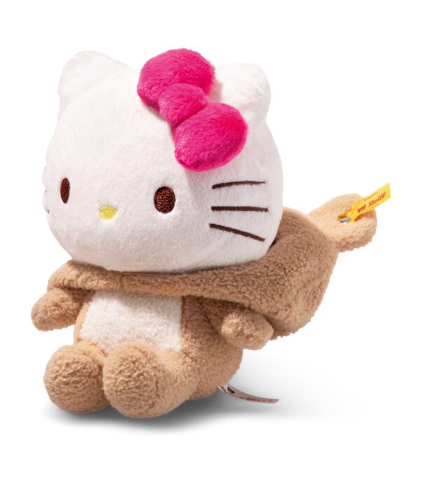 SFDB2630003-82_5 STEIFF Hello Kitty 熊裝娃娃背面,展示整體造型與縫線工藝