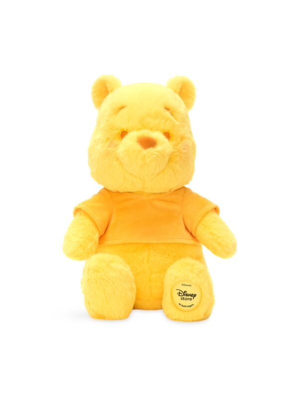 DNDB2540001-34_1-uni 英國 Disney 小熊維尼絨毛娃娃 30cm 正面,蜜糖黃色全身造型展示